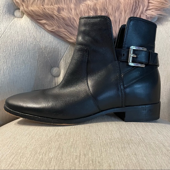 Michael Kors Shoes - Michael Kors - Ankle Boots - Black - Leather - Size 7.5 - Slip On Booties